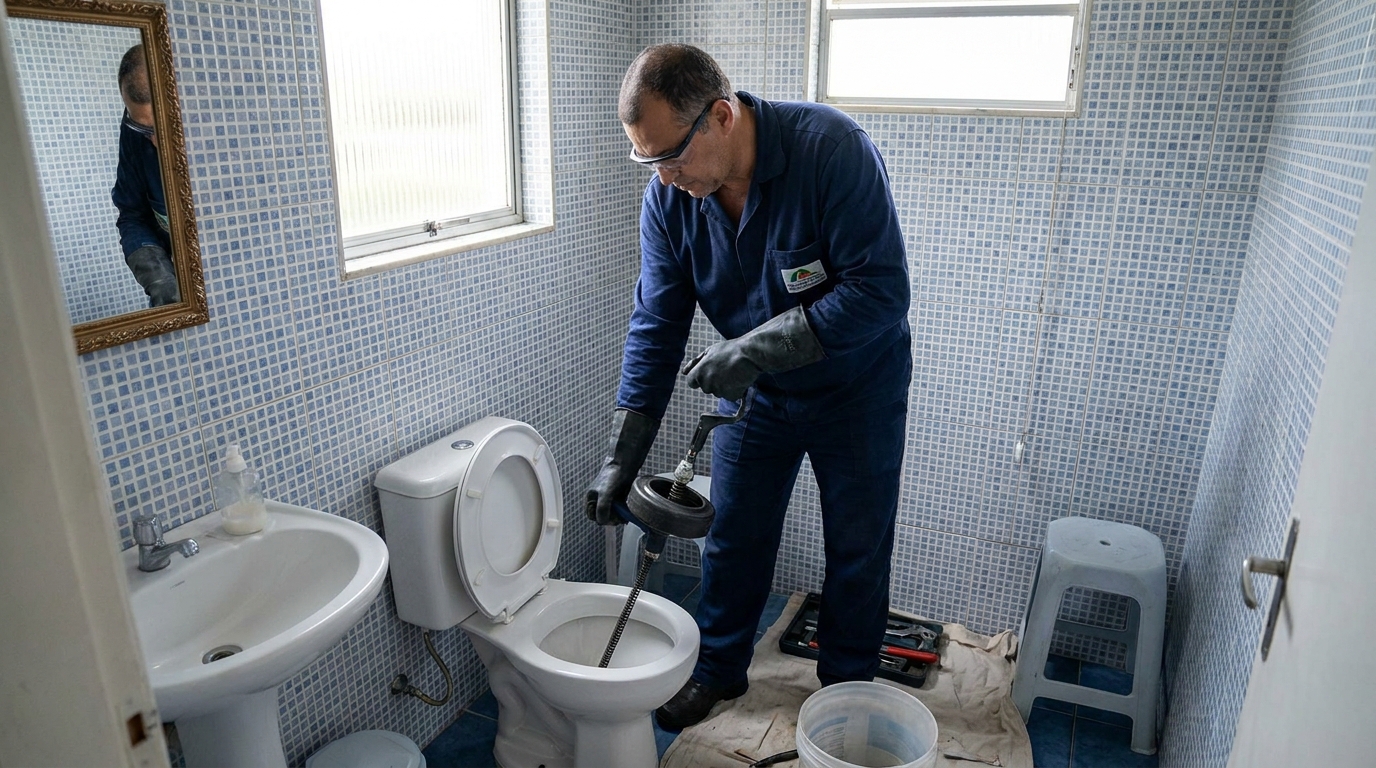 Manutenção preventiva de vaso em Curitiba-PR